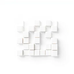 small number of tetris blocks, simple, white, trending on pinterest, keyshot 1 1