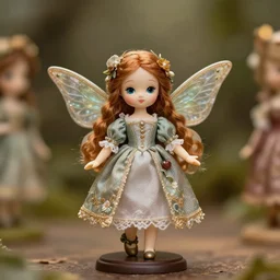high quality presentation photo of a detailed fairy doll in the style of Nicoletta Ceccoli photography 4k f1.8 anamorphic bokeh 4k Canon Nikon
