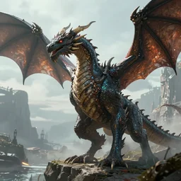 dragon,epic,cinematic, fantasy art, concept art, photorealistic, highly detailed,