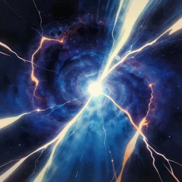 cosmic energy rift that opens to another world, digital painting, concept art, smooth, sharp focus, gradient illustration by studio ghibli