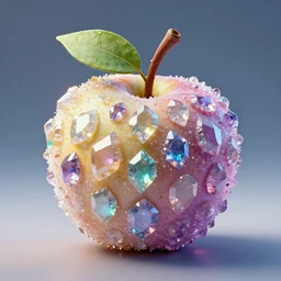 a fruit made of crystal gems, fantasy art