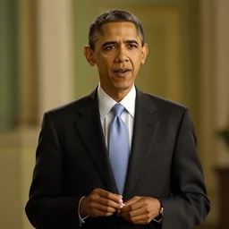 Movie still of Barack Obama in Wizard of Oz