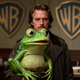 pepe frog as hannibal, film still the silence of the lambs, high quality, hd, 4 k, warner, hbo, cinema frame