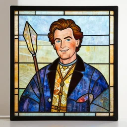jim varney stained glass art