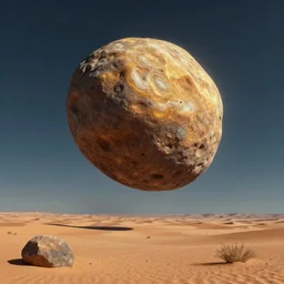a meteor an asteroid headed for the desert detailed, 8 k, trending on artstation