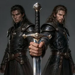 hand holding medieval sword, marvel comics, dark, intricate, highly detailed, smooth, artstation, digital illustration, ruan jia, mandy jurgens, rutkowski