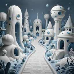 an epic elite mysterious whimsical masterpiece fantasy matte painting of a winding path through arctic dream worlds with surreal architecture designed by heironymous bosch, structures inspired by heironymous bosch's garden of earthly delights, surreal ice interiors by cyril rolando and asher durand and natalie shau and cyril rolando, insanely detailed and intricate, complex, elegant, wow, artstation