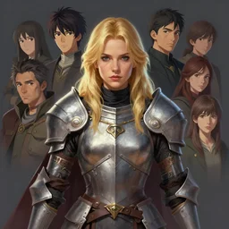 symmetrical centered painted portrait, Imogen Poots as a paladin, blonde hair, Gloomhaven matte painting concept art, official fanart behance hd artstation by Jesper Ejsing, by RHADS and Makoto Shinkai and Lois van baarle and ilya kuvshinov and rossdraws