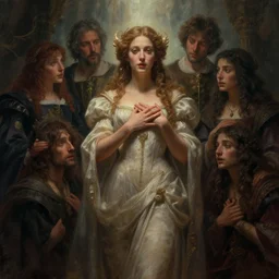 renaissance professional digital art of the wonderful goddess, atmospheric dramatic lighting, cinematic, drawn, complex, detailed, tender premonition, leesha hannigan, wayne haag, reina rocin, ignacio fernandez rios, mark ryden, gregory crewdson, epic, stunning, magnificent, a lot of wow, cinematic, masterpiece