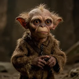 a still of gollum as indiana jones in in indiana jones and the last crusade ( 1 9 8 9 ),