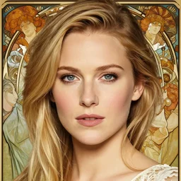 beautiful portrait of kristen bell, soft features, by magali villeneuve and greg rutkowski and artgerm and alphonse mucha and jeremy lipkin and rob hay, intricate, elegant, highly detailed, photorealistic, trending on artstation, trending on cgsociety, 8 k, sharp focus
