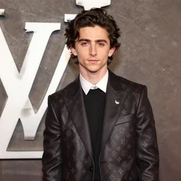 selfish of Timothee Chalamet wearing Louis Vuitton