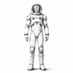 male, elongated figure, space suit, sketch, large shoulders, short torso, long thin legs, tiny feet, character sheet, very stylized, digital art, dynamic illustration, pen and ink, by mike mignola, by alex maleev