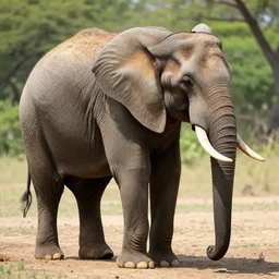 elephant with 1 2 trunks wearing high heels