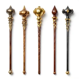 various wizard staffs