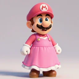 luigi from super mario wearing a pink dress, studio ghibli, pixar and disney animation, sharp, rendered in unreal engine 5, highly detailed, digital painting, artstation, concept art, smooth, sharp focus, illustration, wide angle, artbook, splash art, dramatic lighting, art by artgerm and greg rutkowski and bo chen and jin xiaodi