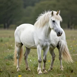 photorealisitc unicorn caught in the wild, exposed, in conspiracy style! pentax k 1 0 0 0, 5 0 mm lens, national geographic