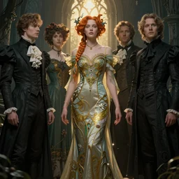 realistic detailed second start to the right and straight on till morning by emilia dziubak, will terry, greg olsen, chris mars, ann long, and mark brooks, dramatic, fairytale, art nouveau, victorian, neo - gothic, gothic, character concept design, storybook design