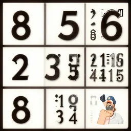4 numbers 8 numbers 1 5 numbers 1 6 numbers 2 3 numbers 4 2, 4 k