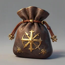 a pouch, dungeon and dragon item, masterpiece, trending on artstation, asset