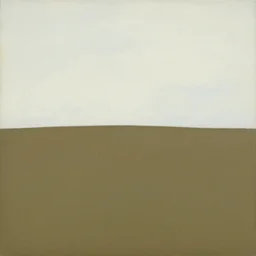 a minimal landscape painting, colin mccahon