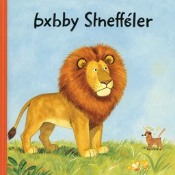 a lion by axel scheffler