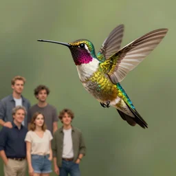 a flying hummingbird, by anato finnstark, by alena aenami, by john harris, by ross tran, by wlop, by andreas rocha, digital painting