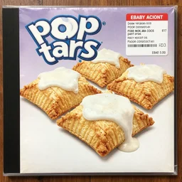 punk album about pop tarts, poor condition, ebay listing