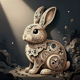 intricate crazy rabbit illustration, negative space, mcbess, behance, devianart, artstation, dribble, creary, ello, cgsociety, drawcrowd, pixiv, concept art world, our art corner, newgrounds, doodle addicts, penup