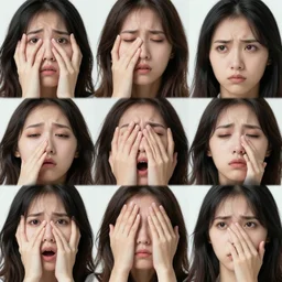 person having multiple feelings