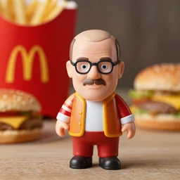 walter white as a mcdonald meal toy