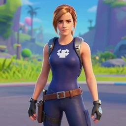 Screenshot of Emma Watson in Fortnite