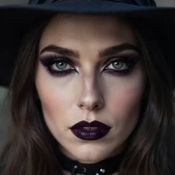Witch by WLOP. HD close-up detailed face.