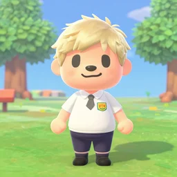 boris johnson as an animal crossing villager. boris johnson. animal crossing new horizons