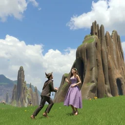 a scene from oz