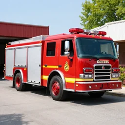 8 k photo of a firetruck