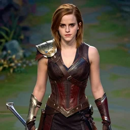 Emma Watson as a badass champion in league of legends