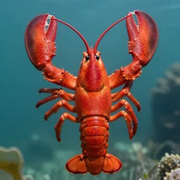 an attractive yet wily lobster woman hybrid