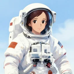 emma watson light novel illustration as an astronaut by makoto shinkai by victo ngai