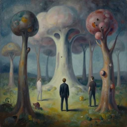 a strange, fantastical dreamscape | | organic painting by jakub gazmercik, max masnyy, jakub gazmercik, beeple, patrick faulwetter, heavenlydaemonic, and mc escher, surrealism, film still from the movie directed by denis villeneuve