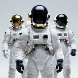 daft punk as astronauts, photorealistic, 4 k, high detail
