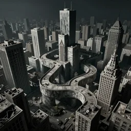 detailed!! by carl gustav carus and zdzislaw beksinski!!, abandoned escherian impossible non - euclidian city, twisting winding impossible mc echer architecture, the city that never was, 8 k resolution, smooth, sharp focus, dramatic dark eerie lighting, matte painting