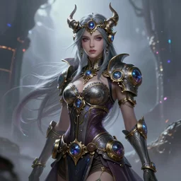 a beautiful pyromancer princess, adorned with steampunk accessories, league of legends arcane, intricate, elegant, highly detailed, digital painting, artstation, concept art, smooth, sharp focus, cyberpunk synthwave, vaporwave, ethereal, misty, 8 k, by ruan jia and ilya kuvshinov