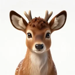 character design portrait of a kind anthropomorphic furry deer man with deer ears, short brown hair, wearing a shirt, looking at the camera, 4 k, concept art, by wlop, ilya kuvshinov, artgerm, krenz cushart, pixiv.