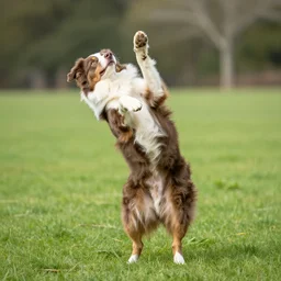 australian shepherd breakdancing