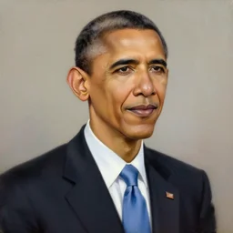 beautiful leonid afremov portrait painting of barack obama. trending on artstation, 8k hq