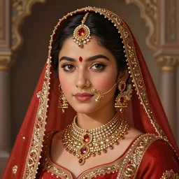 indian princess, gorgeous, close - up portrait, intricate, elegant, volumetric lighting, scenery, digital painting, highly detailed, artstation, sharp focus, illustration, concept art, ruan jia, steve mccurry