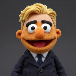 gus fring as a muppet. highly detailed felt. hyper real photo. 4 k.