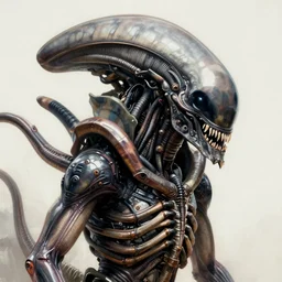 demon xenomorph, close - up portrait, intricate, elegant, volumetric lighting, scenery, digital painting, highly detailed, artstation, sharp focus, illustration, concept art, luis rollo, ruan jia, steve mccurry, john berkey