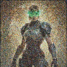 Cara delevingne as Samus Aran, translucent green visor , movie poster, Gears of War cover art, ultra wide lens shot,cinematic lighting, beautiful,art by Artgerm and Greg Rutkowski and Alphonse Mucha